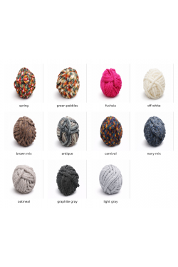 Hand knitted chunky machine washable wool blanket