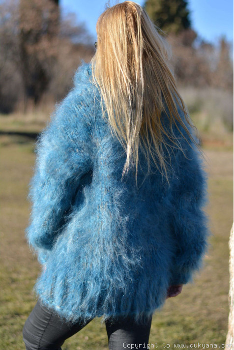 Fluffy mohair jumper clearance