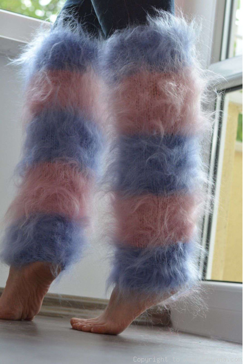 Fuzzy and soft handmade leggings