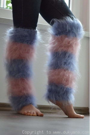 Fuzzy and soft handmade leggings