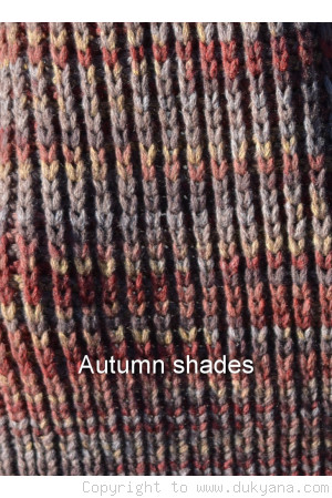 Handknit long chunky wool blend T-neck mens cardigan