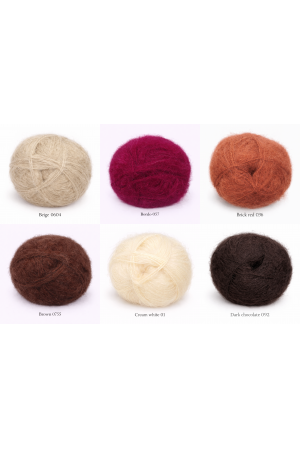 Fuzzy and thick chunky mohair mittens made on request