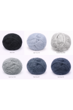 Fuzzy mohair shrug loosesly hand knitted 