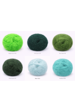 Fuzzy and thick chunky mohair mittens made on request