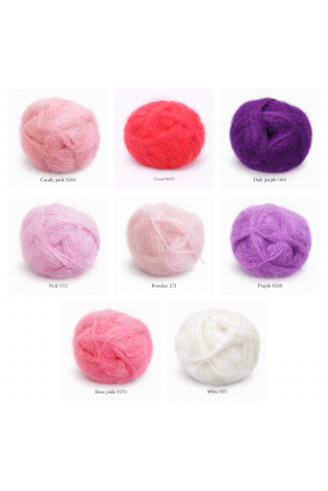 Fuzzy and thick chunky mohair mittens made on request