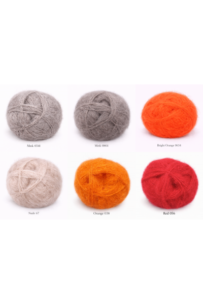 Chunky hand knitted huge cowlneck mohair sweater